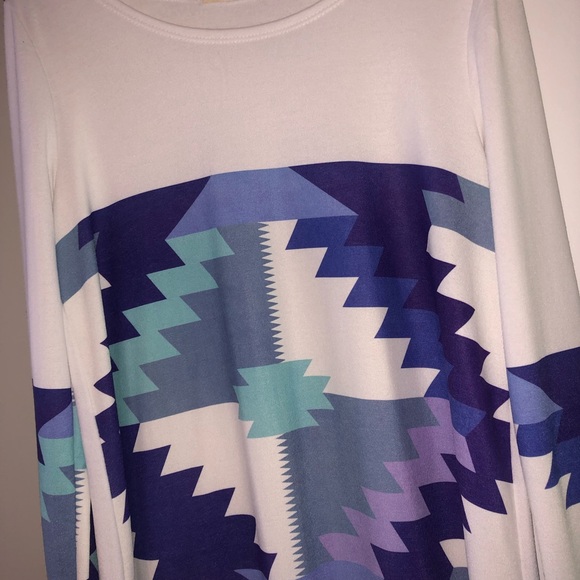 White Multi-Colored Dress - Picture 2 of 4